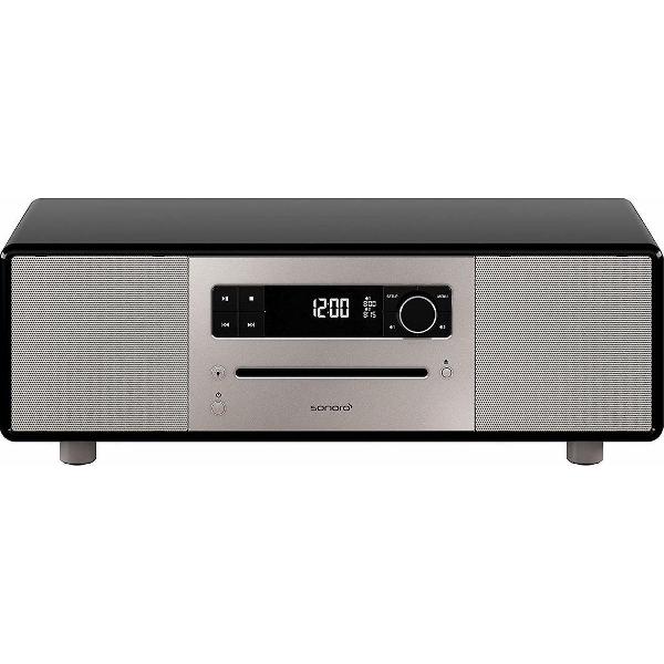 Sonoro Lounge - Dab radio - CD-Speler - Bluetooth - Hoogglans zwart