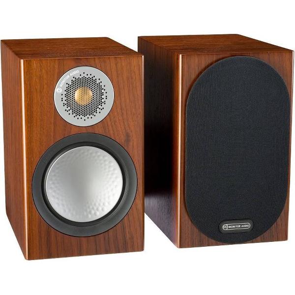 Monitor Audio Silver 50 - Boekenplank Speaker - Walnoot (Prijs Per Paar)