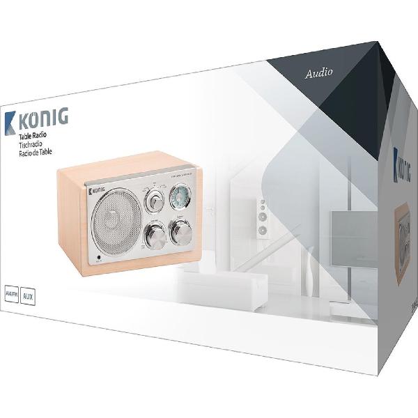 Konig AM/FM radio / beige