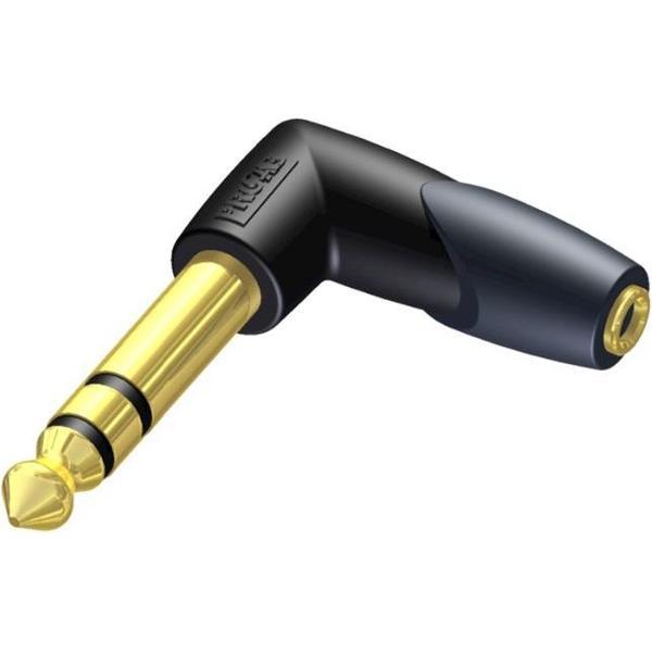 Procab CLP205 6,35mm Jack (m) - 3,5mm Jack (v) stereo audio adapter - haaks