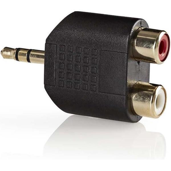 Nedis 3,5mm Jack (m) - Tulp (v) stereo audio adapter