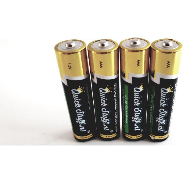 Quickstuff Green Power Super Power AAA batterijen (4 stuks)
