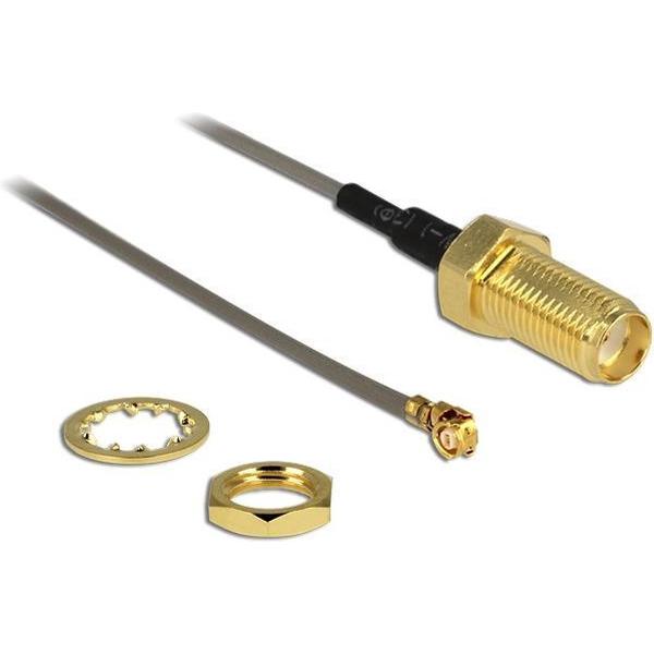 DeLOCK SMA (v) - MHF IPEX (v) kabel - U.FL-LP-088 - 0,20 meter