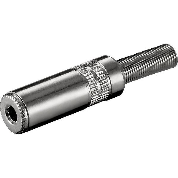 S-Impuls 3,5mm Jack (v) connector - metaal - 2-polig / mono