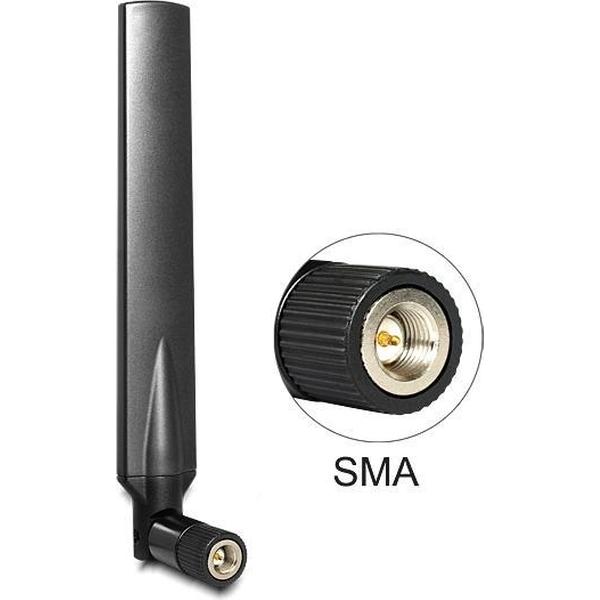 Delock LTE Antenne SMA Band - black