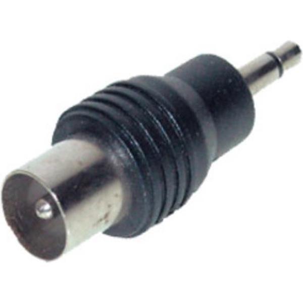 S-Impuls 3,5mm Jack mono (m) - Coax IEC (m) adapter