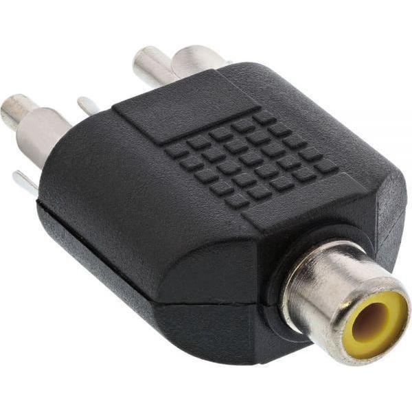 InLine Subwoofer/Tulp stereo (m) - Tulp mono (v) audio adapter