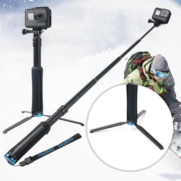 Draagbare opvouwbare statiefhouder voor sportcamera's - 23,5-81cm