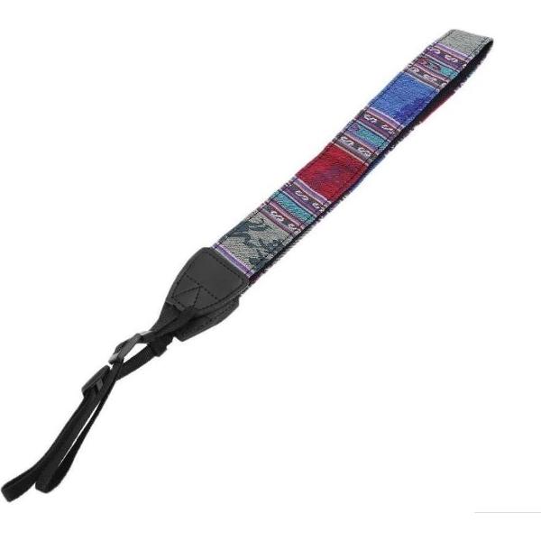 Veelkleurige camerariem - retro cameraband - camera strap - cameraband - spiegelreflex - DSLR - Compactcamera - Ultrazoom - Systeemcamera