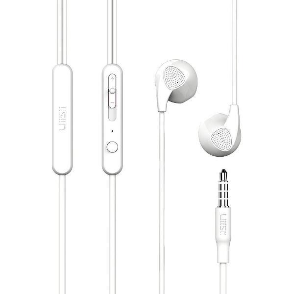UiiSii U1 Wit - In Ear Oordopjes - Oortjes met draad en microfoon - Heavy bass earphone