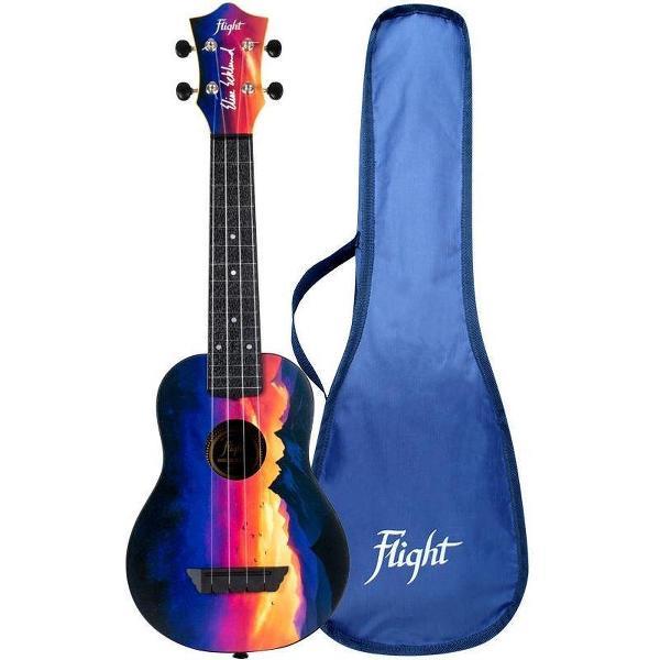 Flight Travel Sopraan Ukelele SUNSET - Elise Ecklund - Artist Signature Series