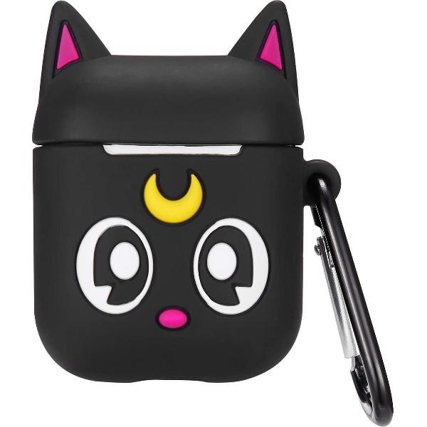 Airpods cartoon Luna black / Airpods Black / Airpods zwart / Airpods hoesje cartoon