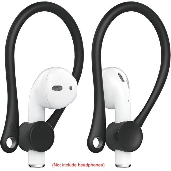 Earhooks - ZWART - oorhaken - oorhaakjes- airpods - Draadloze headset - oortjes - tegen verlies van - Alleen de earhooks geen oortjes