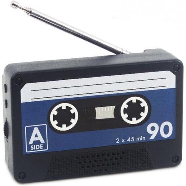 Balvi Radio Magnetisch 6,5 X 10 Cm Pvc Zwart/blauw