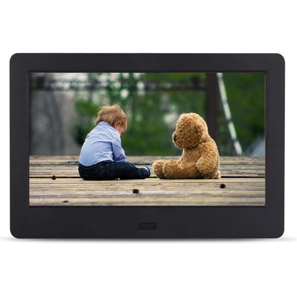 Digitale Fotolijst – Digitale Fotokader – met SD Kaart – Fotolijstje Zwart