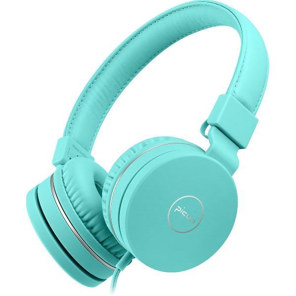 Lovnix C30 - On-Ear Kinderkoptelefoon met Volume Begrenzing 85dB - Koptelefoon voor Kinderen met Flexibele Hoofdband - Groen