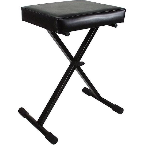 Catfish Keyboardbank | Pianobank | Opklapbare Pianobank - Keyboard kruk met gevoerde zitting- in hoogte verstelbaar