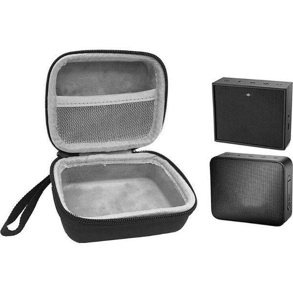 Premium Hard Cover Opberghoes Voor JBL Go 1/2 - Beschermhoes Travel Case Hoes Zwart