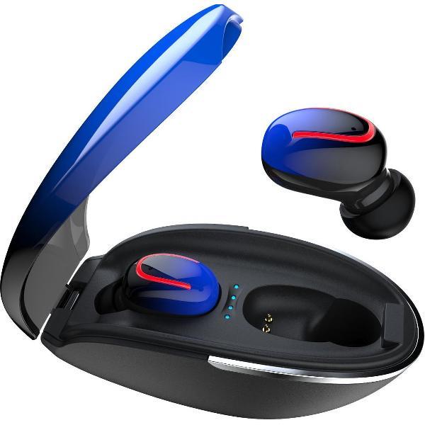 X1 Pro - Draadloze Oordopjes met Oplaadcase - In-Ear Bluetooth Oortjes - Geschikt voor Android & Apple - Blauw