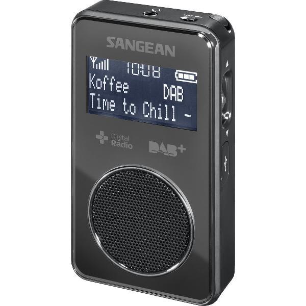 Sangean DPR-35 - Mini Radio - Draagbare Radio met DAB+ en FM - Zwart