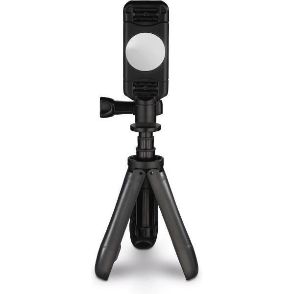 Hama Pocket Ministatief 1/4 inch Werkhoogte: 10 - 20 cm Zwart Incl. smartphonehouder