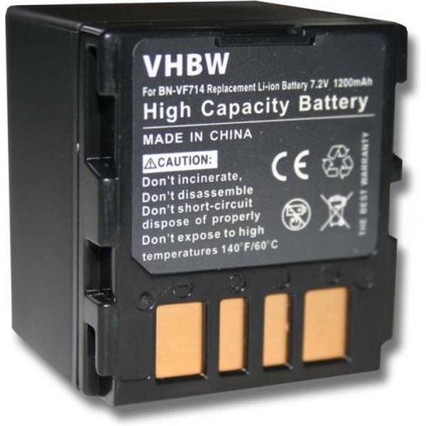 VHBW Camera accu compatibel met JVC BN-VF714 / 1200 mAh