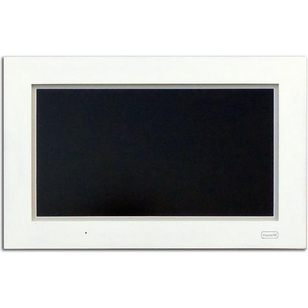FrameXX Home240 (witte lijst) - luxe digitale fotolijst met wifi - 24 inch