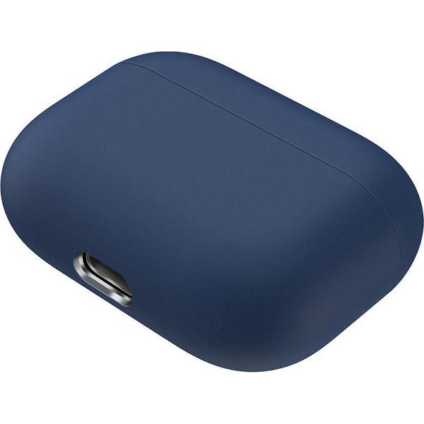 Case Cover Voor Apple Airpods Pro- Siliconen design-Blauw Watchbands-shop.nl