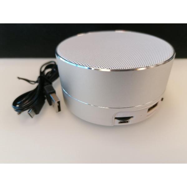 Bluetooth speaker Zilver-metaalgrijs