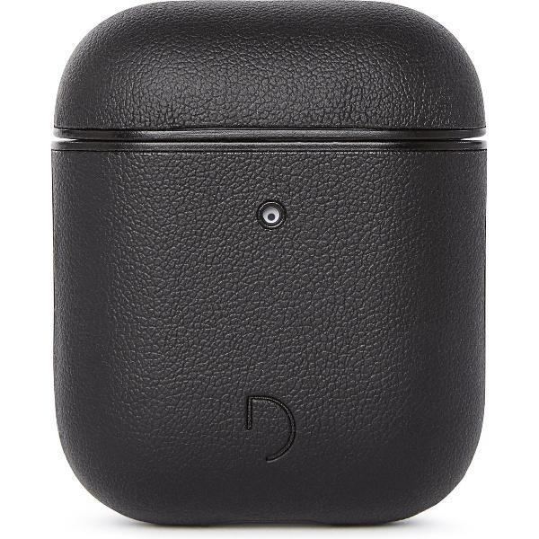 DECODED AirCase2 – AirPods 1 / 2 Full Grain Leren Case (Zwart)