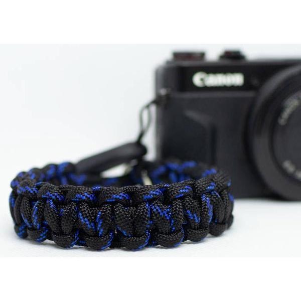 Dutch Cord |Camera Polsriem | Camera Polsband | Camera Wrist Strap | Met Peak Design Anchor Link | The Electric Shock Blue Strap