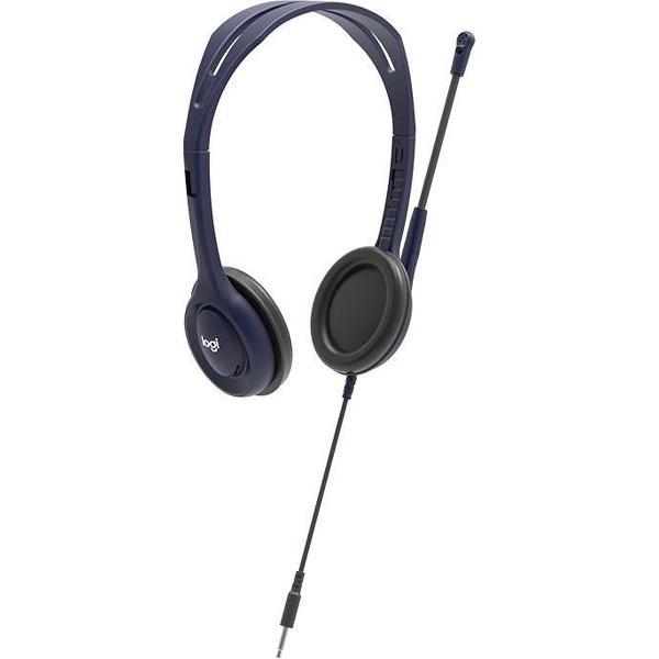 Wired 3.5mm Headset w Mic-MD BLUE 5 pack