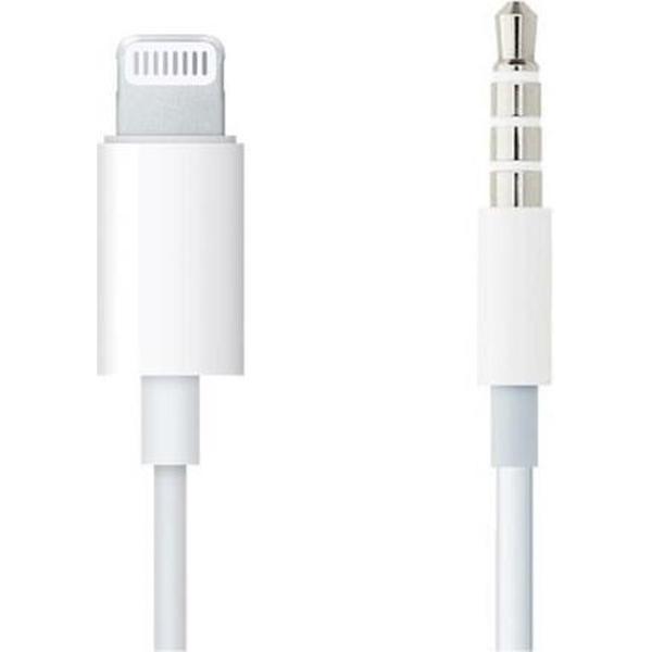 Lightning iPhone & iPad naar 3.5 Headphone Jack Audio Aux Kabel (1m)