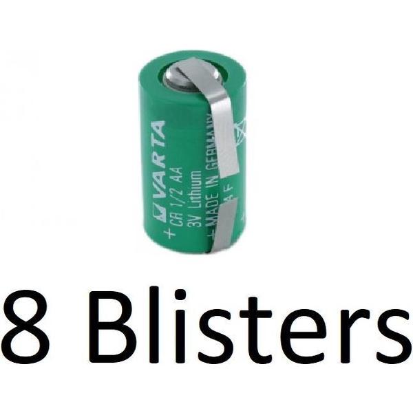 8 Stuk (8 Blister a 1 st) Varta lithium 1/2 AA 3v Z-tag