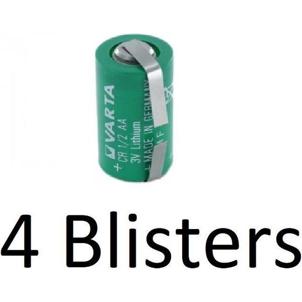 4 Stuk (4 Blister a 1 st) Varta lithium 1/2 AA 3v U-tag