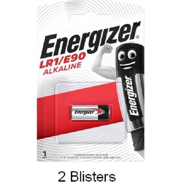 2 stuks (2 blisters a 1 stuk) Energizer Alkaline batterij E90/LR1 1.5V