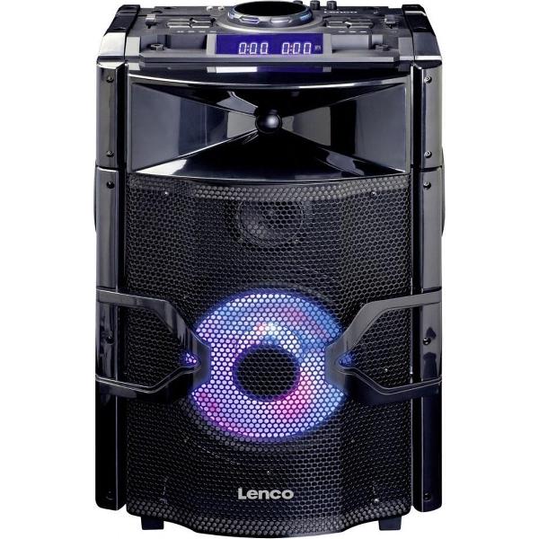 Lenco PMX-250 - Party Speaker met 200w vermogen incl microfoon - Zwart