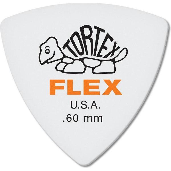 Dunlop Tortex Flex 0.60 mm Pick 6-Pack bas plectrum
