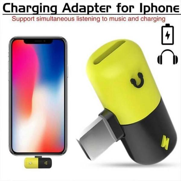 Iphone Splitter / 2 in 1 / Muziek en opladen in 1 /