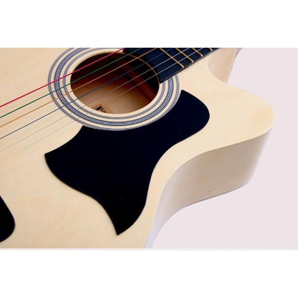 Gitaar Slagplaat sticker - Gitaar accessoires - Decoratie - Akoestische gitaar | Zwart