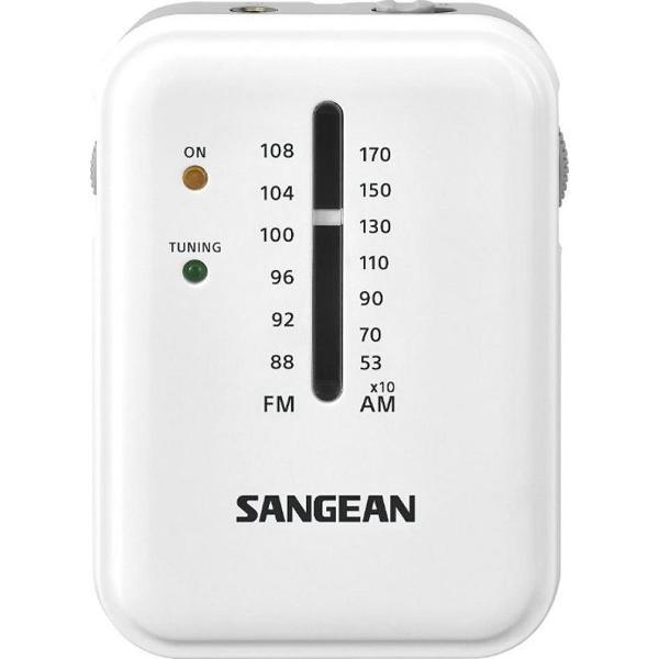 Sangean Pocket 320 - SR-32 - Zakradio met AM/FM, compact - Wit