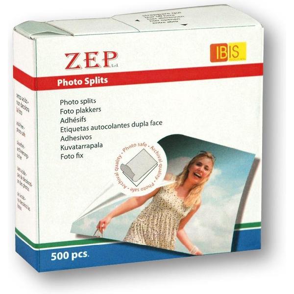 ZEP - Foto plakkers dubbelzijdig 500 stuks - BX500