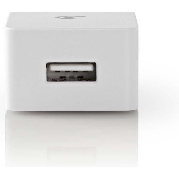 Nedis WCHAM211AWT Wandoplader 2,1 A Losse Kabel Micro-usb Wit