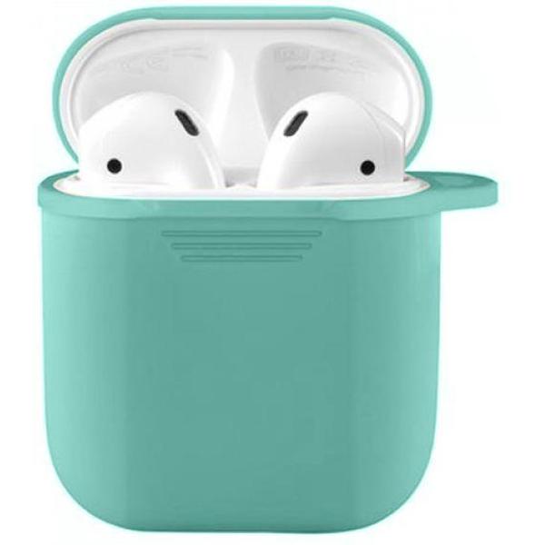 AirPods 2 Hoesje - AirPods 2 Cover - AirPods 2 Case - AirPods 2 Softcase - AirPods 2 Bescherming - AirPods Case - Siliconen - Geschikt voor AirPods 2 - Groen - Patrol