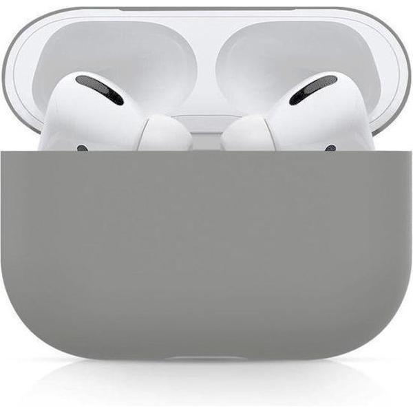 Bee's - Airpods Pro Hoesje Siliconen Case - Grijs - Soft Case - Airpods Pro Case - Airpods Pro
