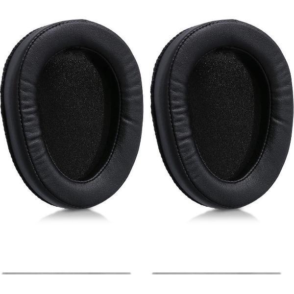 kwmobile 2x oorkussens voor Sennheiser HD500/HD570/HD575/HD590 koptelefoons - imitatieleer - voor over-ear-koptelefoon - zwart