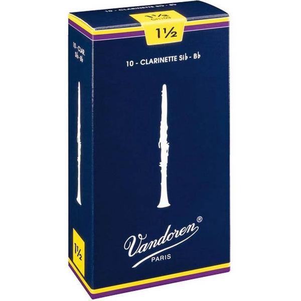 Rieten voor Bb-klarinet Vandoren 1.5 10-pack