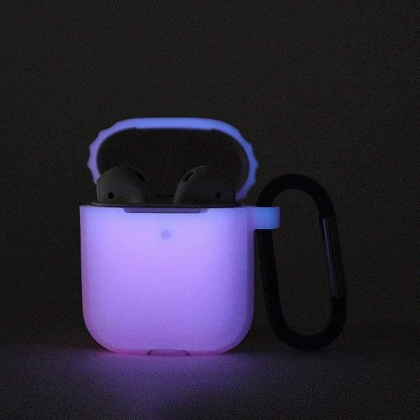 Airpod softcase Glow in the dark (Roze)