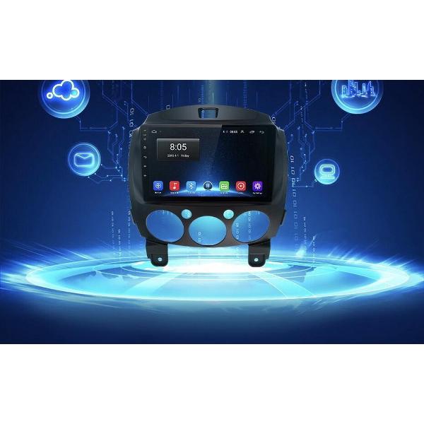 Gratis camera! Mazda 2 2007-2014 Android 10 navigatie en multimediasysteem 4+64GB