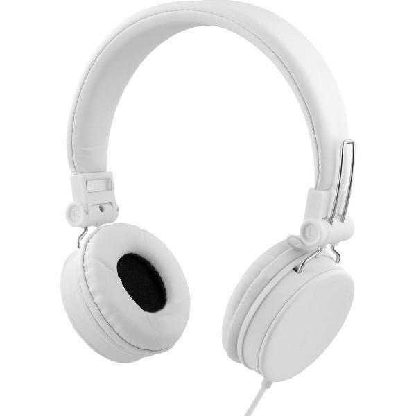 STREETZ HL-W203 Opvouwbare On-ear hoofdtelefoon met microfoon - Wit